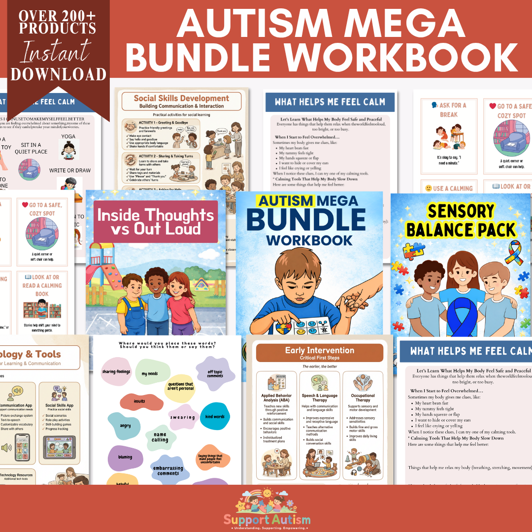 Autism Mega Bundle Workbook